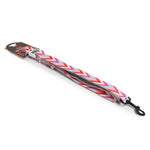 Padded Leash for Dogs, Cats & Puppies (Zig-Zag Red)