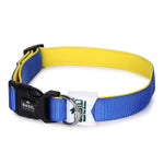 Padded Adjustable Collar for Dogs, Puppies & Cats (Blue)