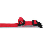 Padded Adjustable Collar for Dogs, Puppies & Cats (Red)