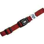 Padded Adjustable Collar for Dogs, Puppies & Cats (Maroon)