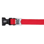 Padded Adjustable Collar for Dogs, Puppies & Cats (Red)