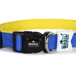 Padded Adjustable Collar for Dogs, Puppies & Cats (Blue)