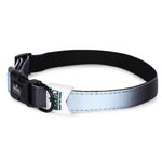 Padded Adjustable Collar for Dogs, Cats & Puppies (Black & Gray)