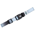 Padded Adjustable Collar for Dogs, Cats & Puppies (Black & Gray)