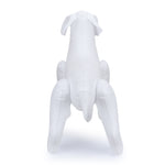 Dummy Dog Inflatable Pet Shop Display Mannequin for Dog Clothing and Accessories (White) - The Basil Pet Care
