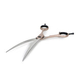 Basil Professional Gold Curved Scissors – Precision Grooming Shears for Pets - The Basil Pet Care