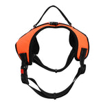 BASIL No-Pull Dog Harness with Handle – Adjustable, Durable, and Comfortable (Orange)