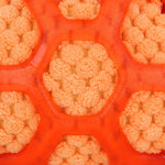 BASIL Plush Tortoise Pet Toy, Soft Plush Chew Dog Toy (Orange)