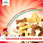 Dog Biscuits, Chicken Flavor - Suitable for All Breeds, Large Dogs - 900 Grams