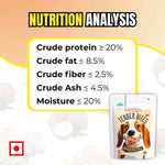 BASIL TENDER BITES Coconut in Chicken Bones – Premium Dog Treat | 70g Pack | High Protein, Calcium-Rich, Gluten-Free Chew Snack for All Breeds