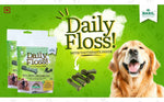 BASIL Daily Floss Toothpaste Filled Chew Treat for Dogs & Puppies | 150 Grams