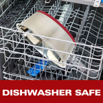 BASIL Heavy Dish Anti-Skid Steel Pet Feeding Bowls with Silicon Bottom