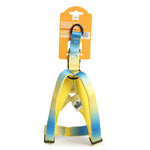 Basil Printed Dog Harness – Blue & Yellow, Adjustable & Comfortable No-Pull Harness for Walking and Training Dogs of All Sizes