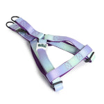 Basil Printed Dog Harness – Green & Purple, Adjustable & Comfortable No-Pull Harness for Walking and Training Dogs of All Sizes