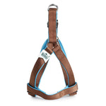 Basil Padded Dog Harness – Brown, Adjustable & Comfortable No-Pull Harness for Walking and Training Dogs of All Sizes