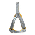 Basil Padded Dog Harness – Grey, Adjustable & Comfortable No-Pull Harness for Walking and Training Dogs of All Sizes
