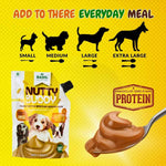 BASIL Nutty Buddy Peanut Butter with Flex Seeds Treat for Dogs & Puppies (250 Grams)