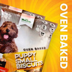 Puppy Biscuits, Chicken Flavor - Suitable for All Age, Small Dogs - 900 Grams