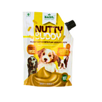 BASIL Nutty Buddy Peanut Butter with Flex Seeds Treat for Dogs & Puppies (250 Grams)
