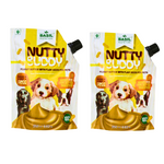 BASIL Nutty Buddy Peanut Butter with Flex Seeds Treat for Dogs & Puppies (250 Grams)