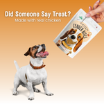 Soft chicken slices dog treats made with real chicken for dogs