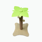 BASIL Cat Coconut Tree Scratcher with Dangler - The Basil Pet Care