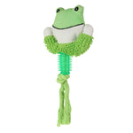 BASIL Plush toy with Rope Green