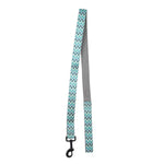 BASIL Zig Zag Adjustable Collar & Leash, 4 Feet (Green)
