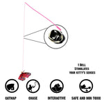 BASIL Cat Teaser Stick with Butterfly and Bell