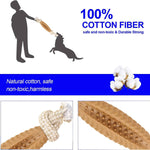 BASIL Jute Rope Toy with TPR Spike Chew Centre