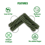 BASIL Dental Care Twisted Chew Sticks for Dogs & Puppies | 200 Grams - The Basil Pet Care