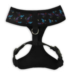 BASIL Printed Adjustable Mesh Harness for Puppies & Small Breed Dogs (Black)