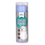 BASIL Pet Towel, Cooling Absorbent Towel for Dogs & Puppies (Blue) - The Basil Pet Care