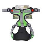 No-Pull Vest Reflective Handle Harness - Green