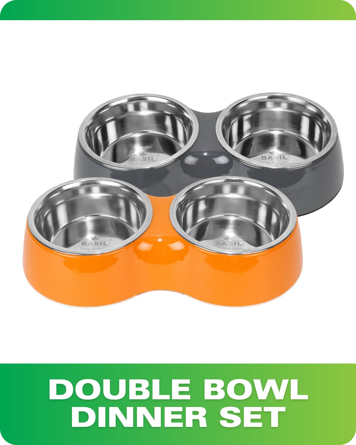 DOUBLE BOWL DINNER SET