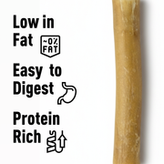 Basil Daily Collagen Hand-Rolled Sticks for Dogs | Rawhide-Free High Protein Chew | Natural Alternative to Rawhide & Yak Cheese | Long-Lasting Support for Joints, Skin & Dental Health