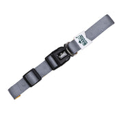 Padded Adjustable Collar for Dogs, Puppies & Cats (Gray)