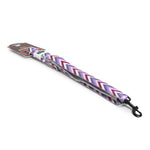 Padded Leash for Dogs, Cats & Puppies (Zig-Zag Purple) - The Basil Pet Care