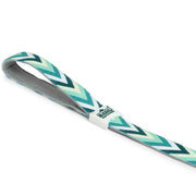 Padded Leash for Dogs, Cats & Puppies (Zig-Zag Green)