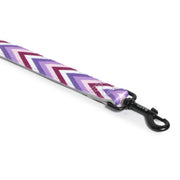 Padded Leash for Dogs, Cats & Puppies (Zig-Zag Purple)