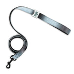 Padded Leash for Dogs, Cats & Puppies (Black & Gray)