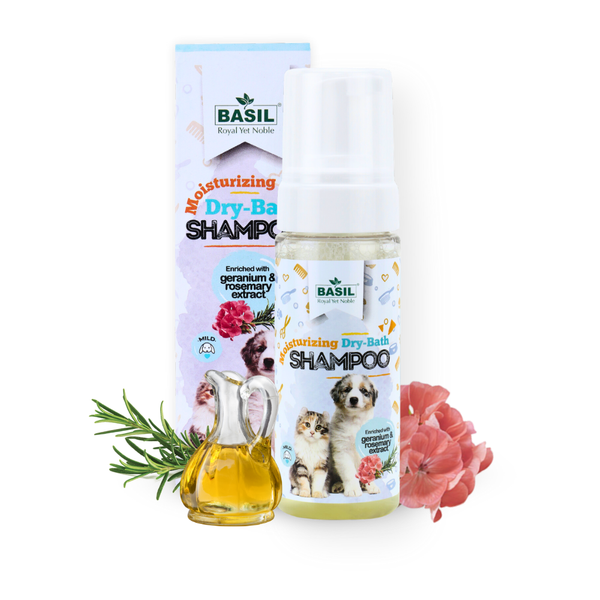 Dry Bath Foam Shampoo for Puppies & Kittens, 150 ML