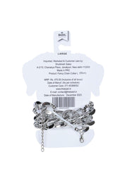 Basil Silver Dog Jewelry – Lightweight Glam, No Metal Chain
