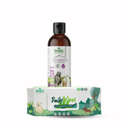 Dog Hygiene Care Kit with Shampoo & Cleaning Wet Wipes