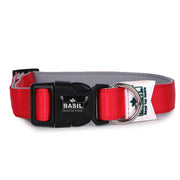Padded Adjustable Collar for Dogs, Puppies & Cats (Red)