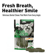 BASIL Fresh Breath 360* Dental Chew Treat for Dogs & Puppies | 90 Grams