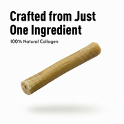 Basil Daily Collagen Hand-Rolled Sticks for Dogs | Rawhide-Free High Protein Chew | Natural Alternative to Rawhide & Yak Cheese | Long-Lasting Support for Joints, Skin & Dental Health