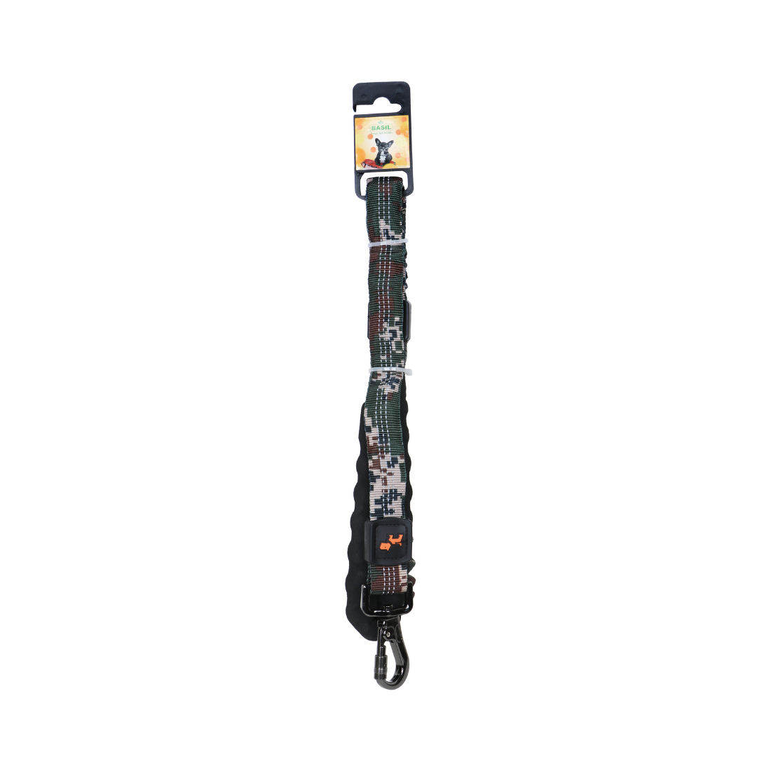 Shock Absorbing Stretch Leash, 2.5 Feet (Green) - The Basil Pet Care