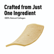 Basil Daily Collagen Hand-Cut Chips for Dogs | Rawhide-Free High Protein Chew | Natural Alternative to Rawhide & Yak Cheese | Long-Lasting Support for Joints, Skin & Dental Health