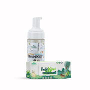 Cat Dry Bath Hygiene Kit with No-Rinse Shampoo & Wet Wipes